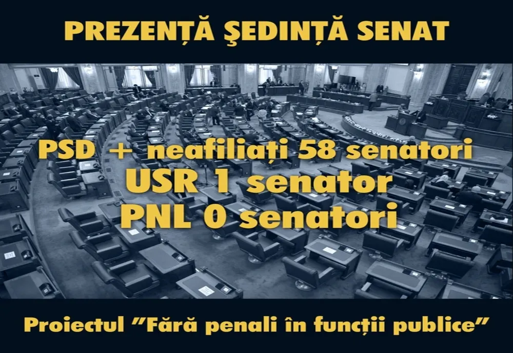 PSD ii arată pe penalii care strigă "Fără penali!" 