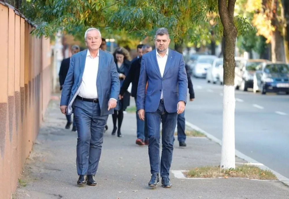 Marcel Ciolacu votează la Buzău proiectul PSD cu PNL 
