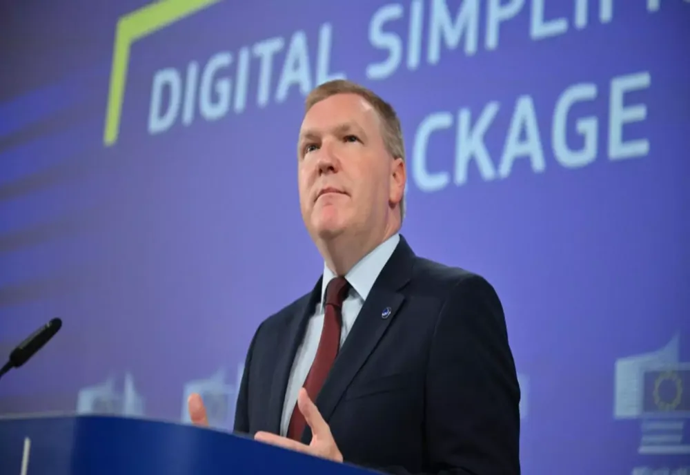 Consultări oficiale la București. Comisarul UE pentru Justiție, Michael McGrath, primit de Ilie Bolojan