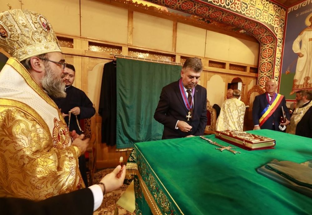 Marcel Ciolacu s a rugat la Sfântul Dimitrie Basarabov