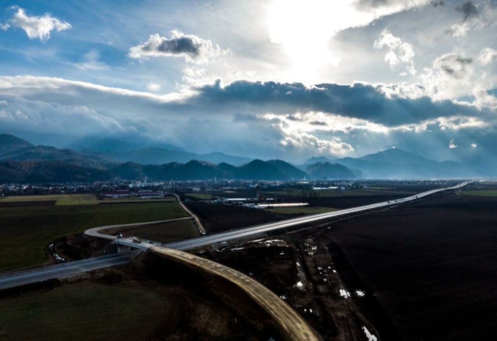 Este gata lotul de autostradă Râșnov - Cristian, cu 10 luni înainte de termen