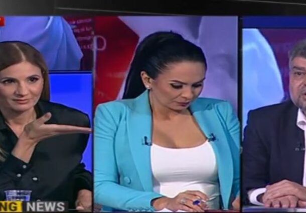 Anca Alexandrescu l-a enervat pe Marcel Ciolacu: Poate-mi dați și o palmă?