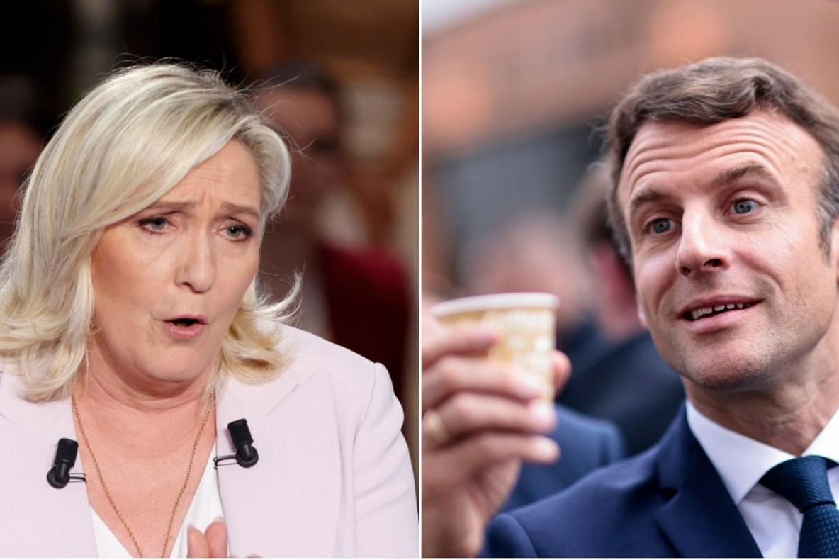 Alegeri prezidențiale în Franța / Le Pen, bară la bară cu Macron