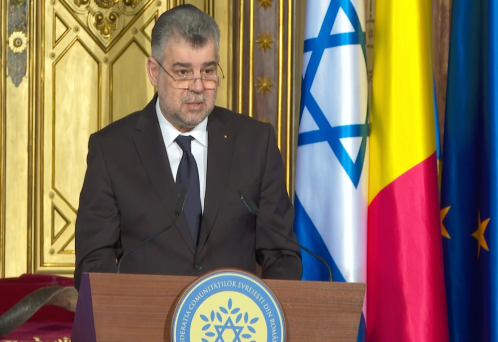 Ciolacu, la comemorarea Holocaustului: Executivul rămâne un susţinător al educării tinerei generaţii privind tragediile trecutului