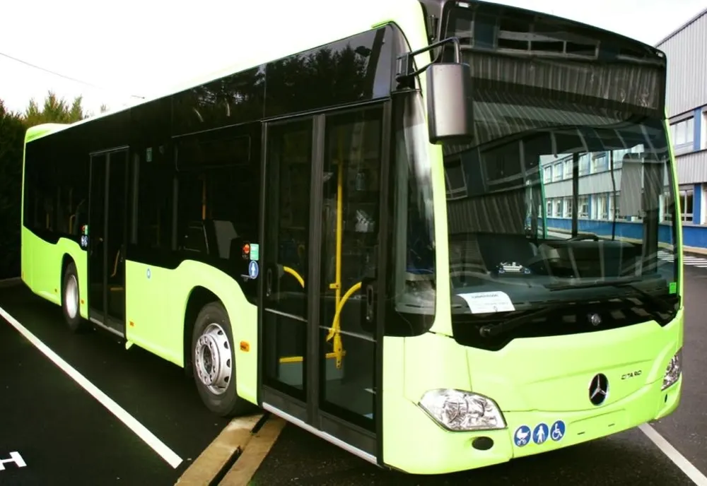 Firea a circulat cu noul autobuz Mercedes Benz Citaro