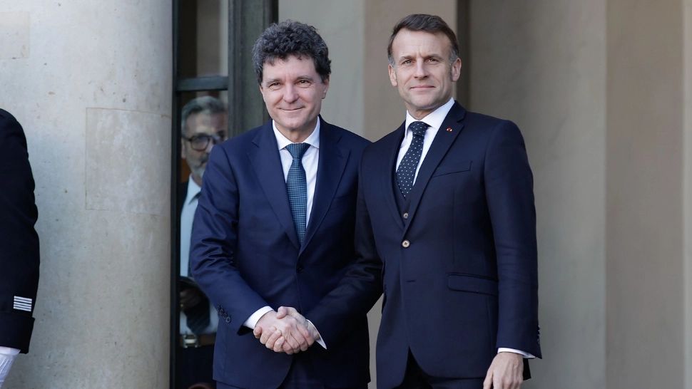 Emmanuel Macron și Nicușor Dan