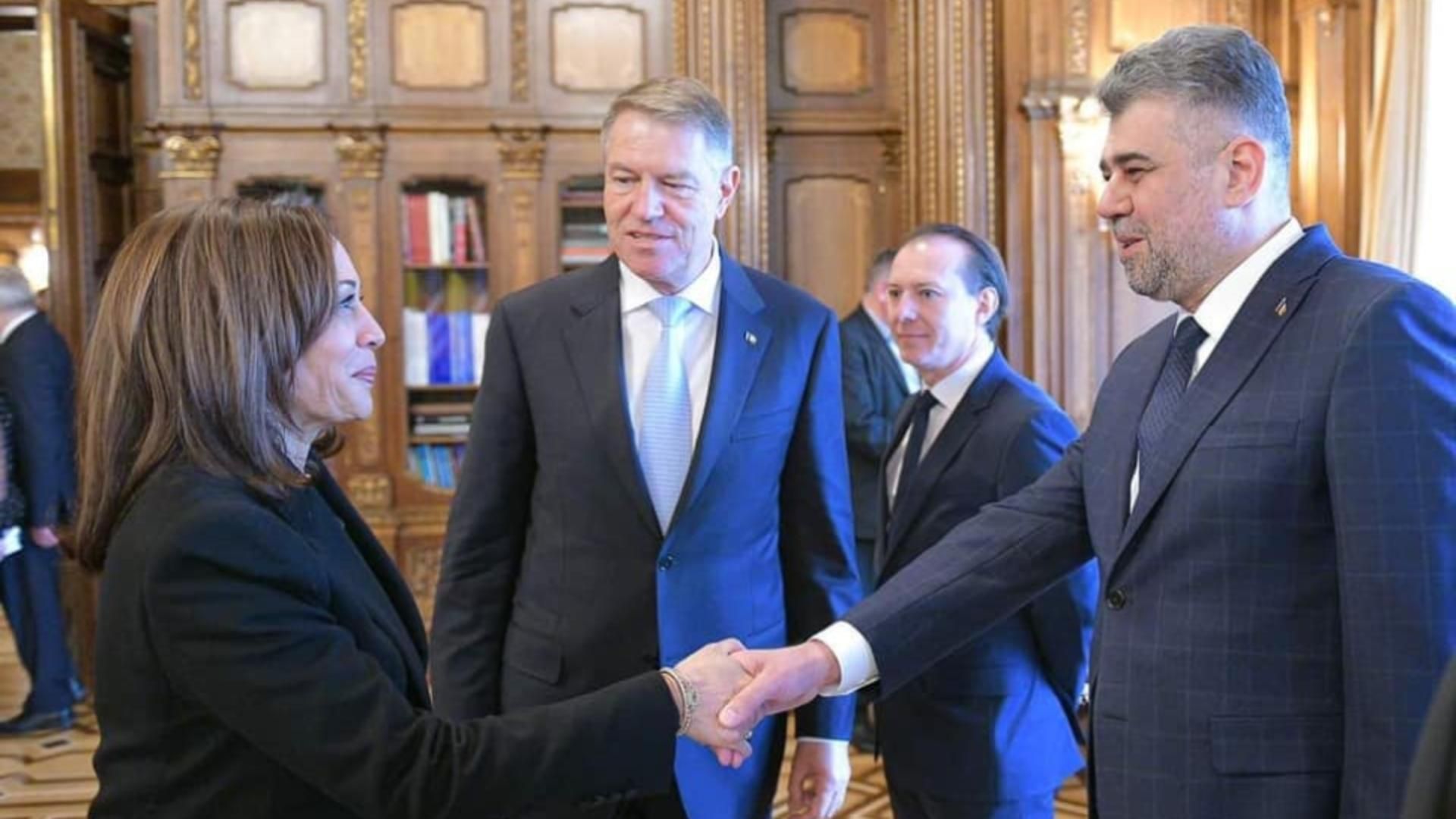 Marcel Ciolacu Kamala Harris