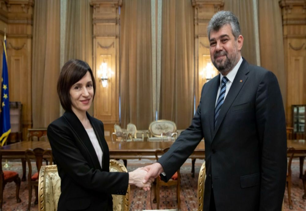 Marcel Ciolacu, întrevedere cu Maia Sandu, la București